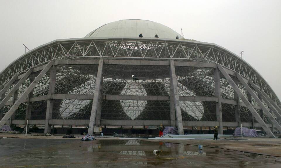 五指山温泉馆网架工程